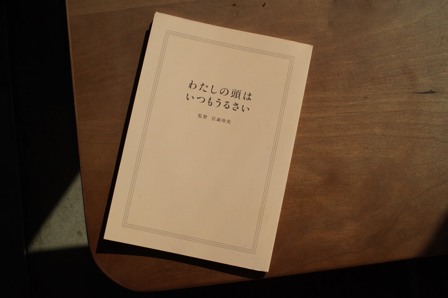 映画『わたしの頭はいつもうるさい』パンフレット