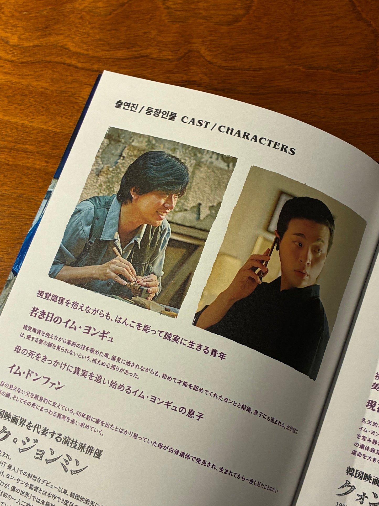 映画『顔 -かお-』パンフレット