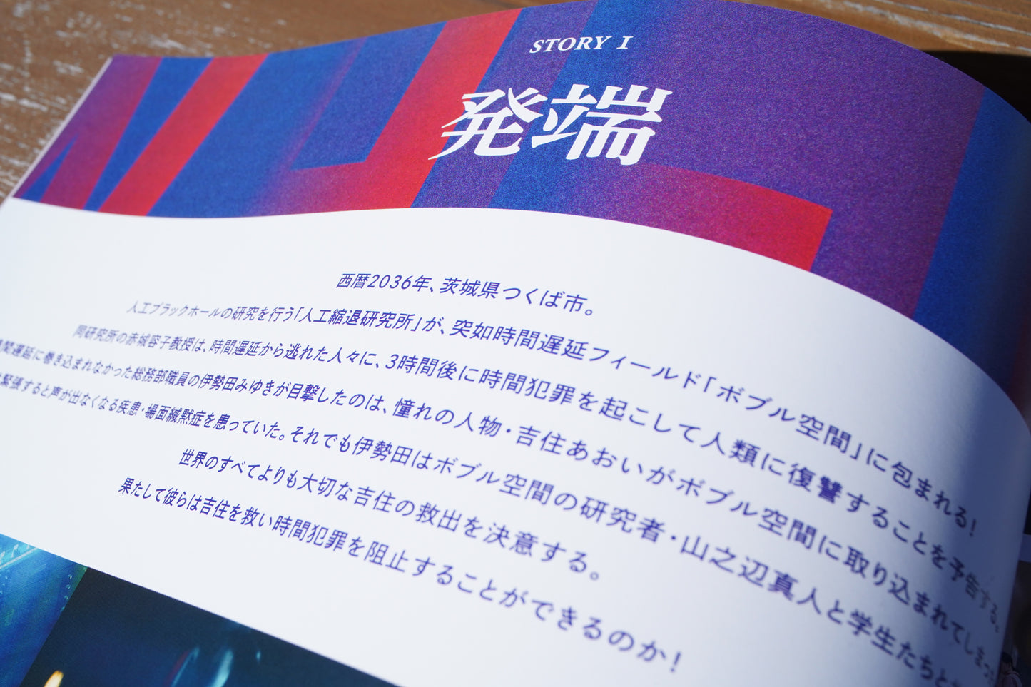 映画『ブラックホールに願いを！』パンフレット