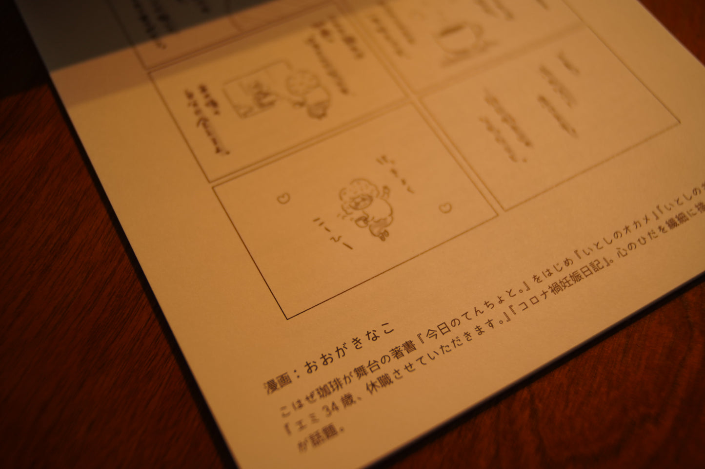 映画『結局珈琲』パンフレット